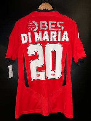 BENFICA DI MARIA 2007-2008 ORIGINAL JERSEY SIZE M