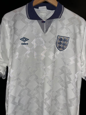 ENGLAND 1990-1992 ORIGINAL  JERSEY Size L