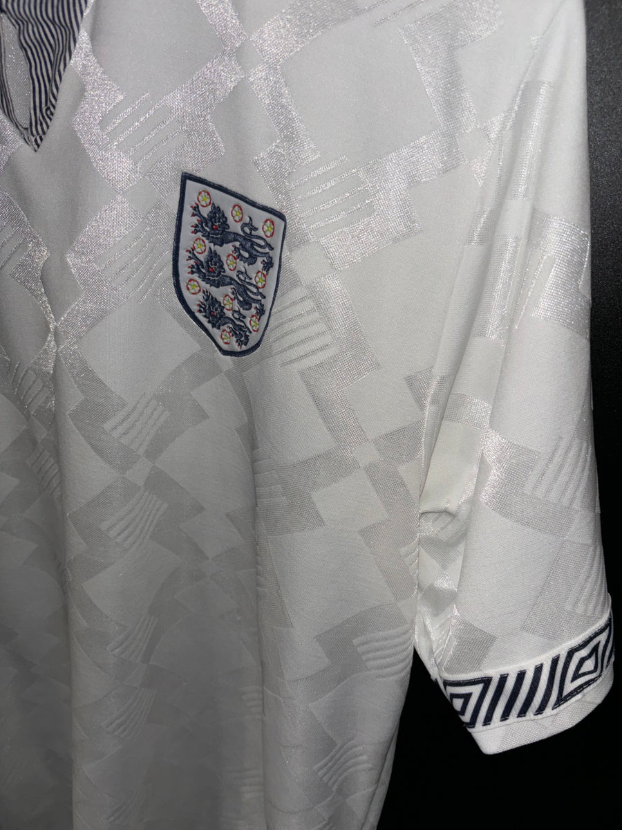 ENGLAND 1990-1992 ORIGINAL  JERSEY Size L