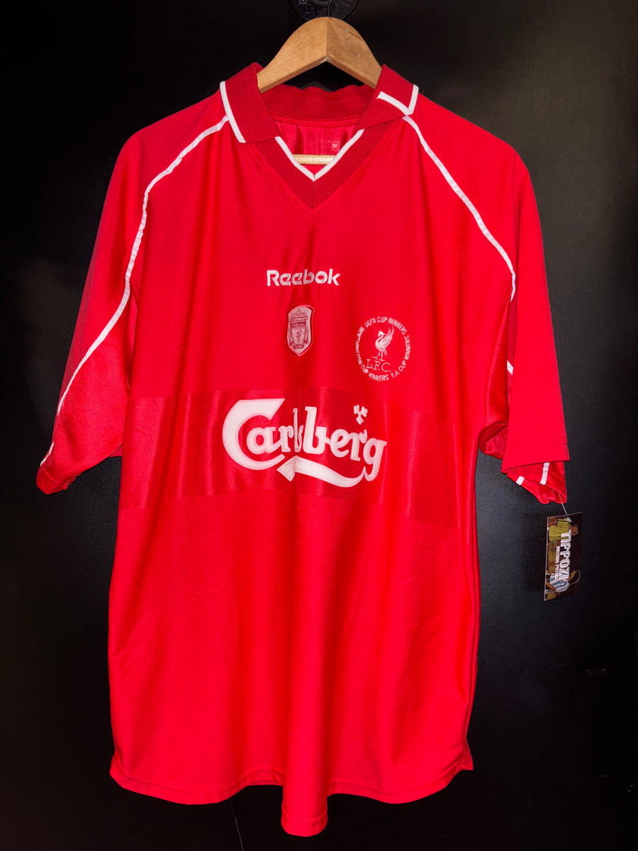 LIVERPOOL GERRARD 2001-2002 ORIGINAL JERSEY Size L