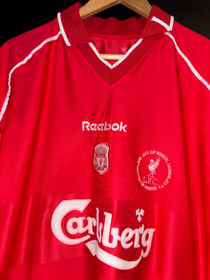 LIVERPOOL GERRARD 2001-2002 ORIGINAL JERSEY Size L