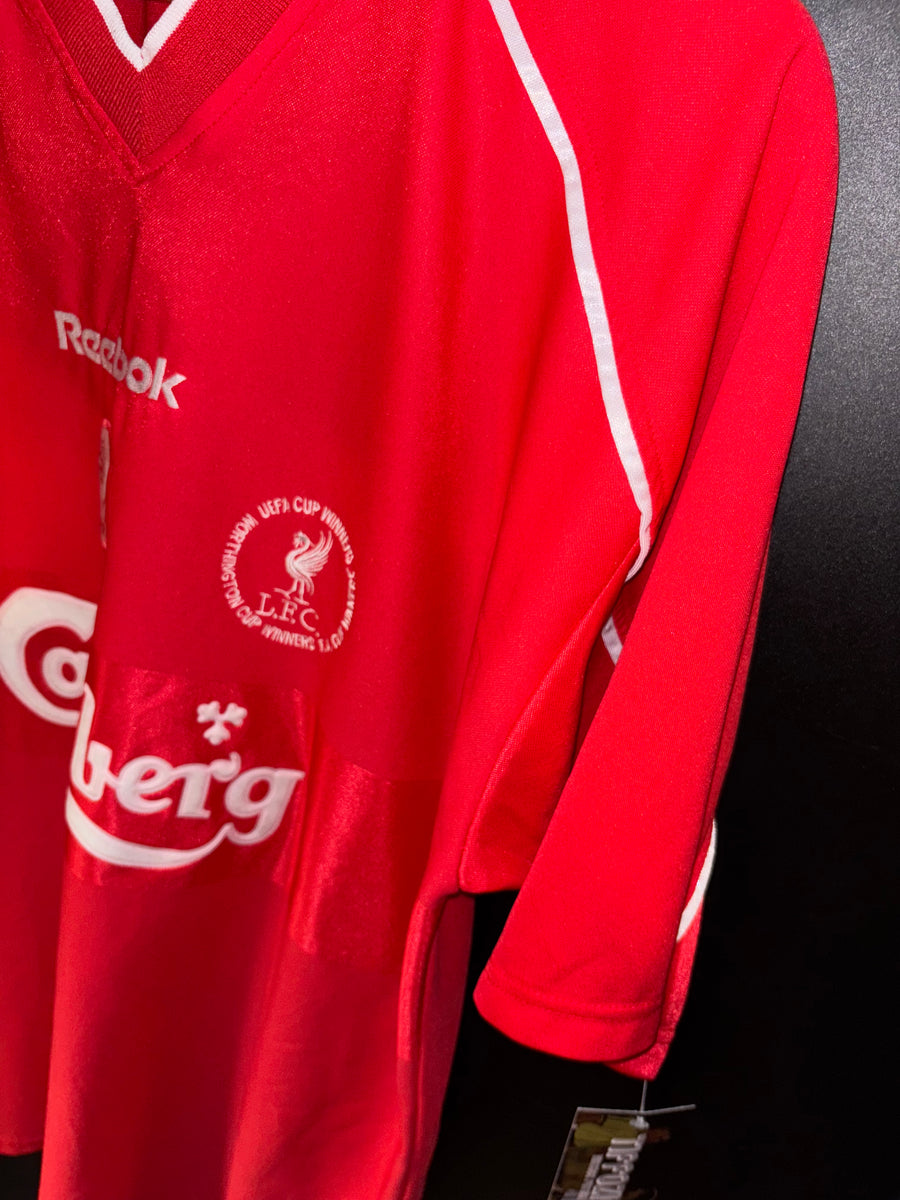 LIVERPOOL GERRARD 2001-2002 ORIGINAL JERSEY Size L