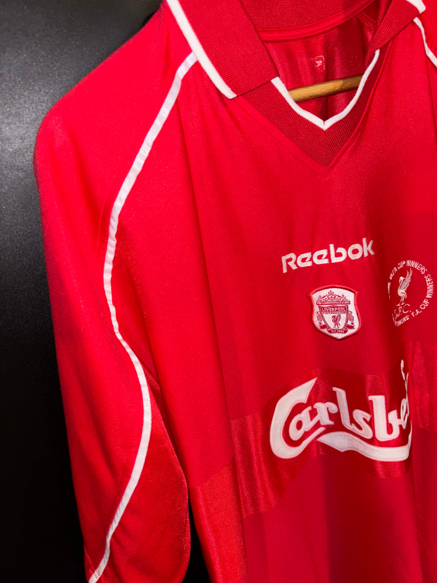 LIVERPOOL GERRARD 2001-2002 ORIGINAL JERSEY Size L