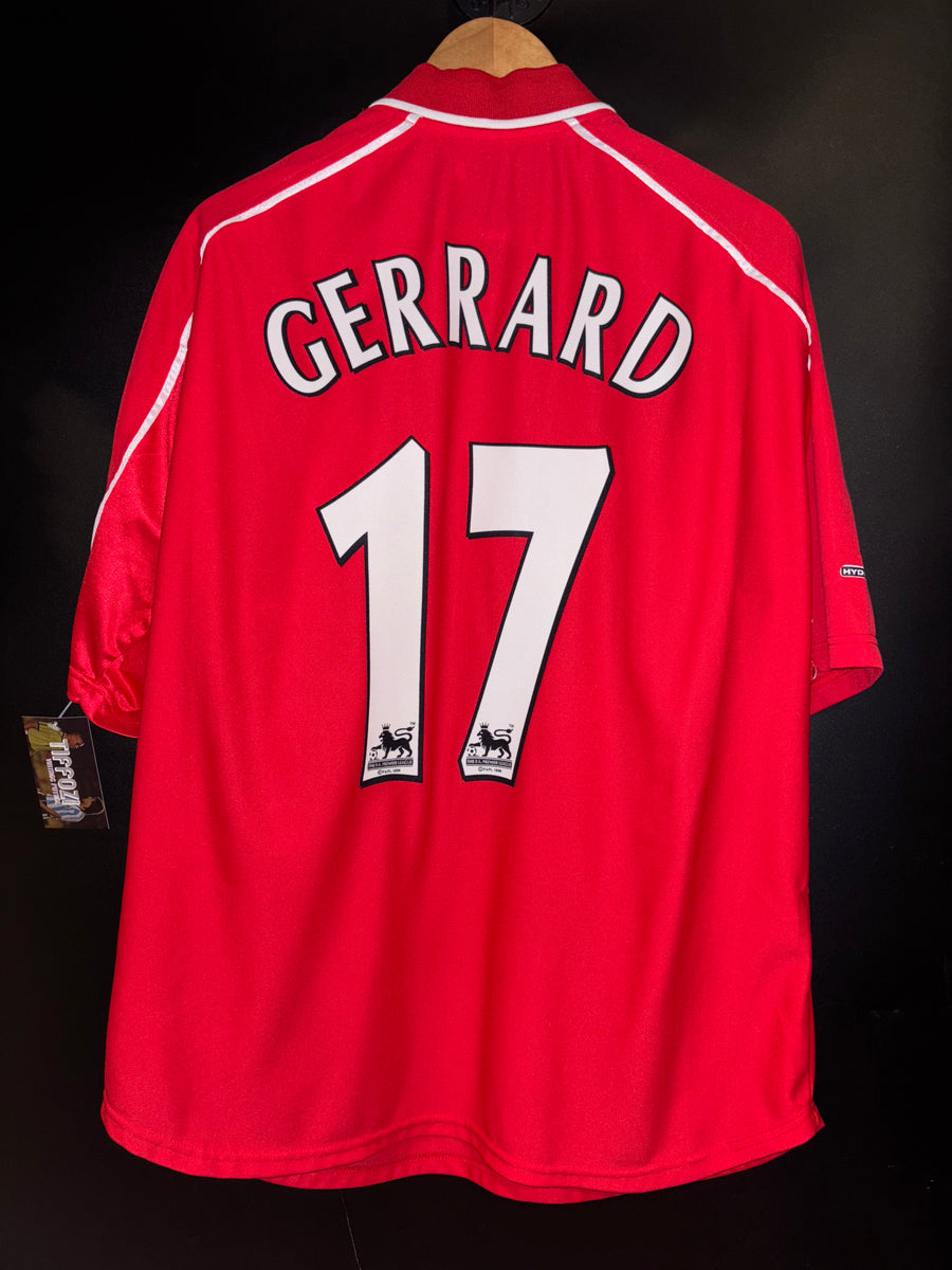 LIVERPOOL GERRARD 2001-2002 ORIGINAL JERSEY Size L