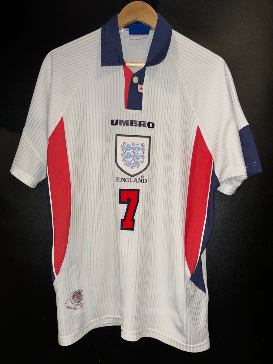 ENGLAND BECKHAM 1998-1999 ORIGINAL  JERSEY Size L