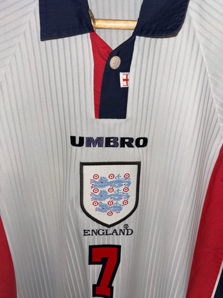 ENGLAND BECKHAM 1998-1999 ORIGINAL  JERSEY Size L