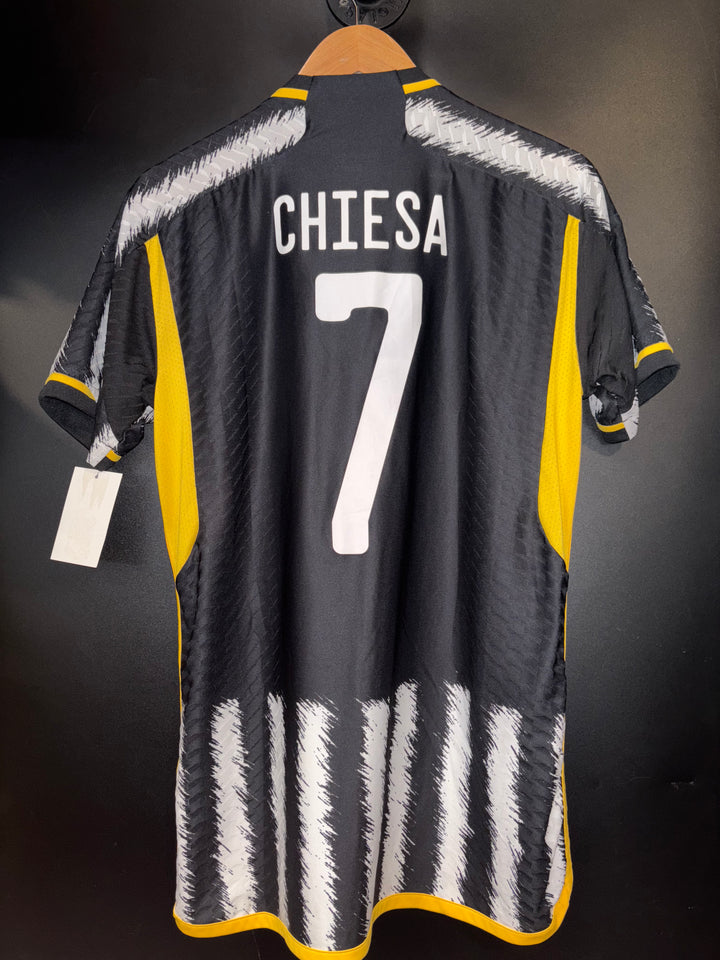 JUVENTUS CHIESA 2023-2024 ORIGINAL PLAYER JERSEY Size M