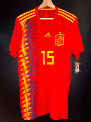 SPAIN 2018-2019 SERGIO RAMOS ORIGINAL JERSEY Size L