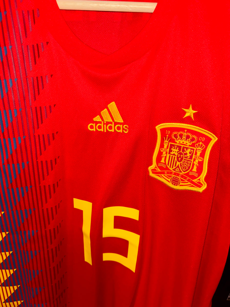 SPAIN 2018-2019 SERGIO RAMOS ORIGINAL JERSEY Size L