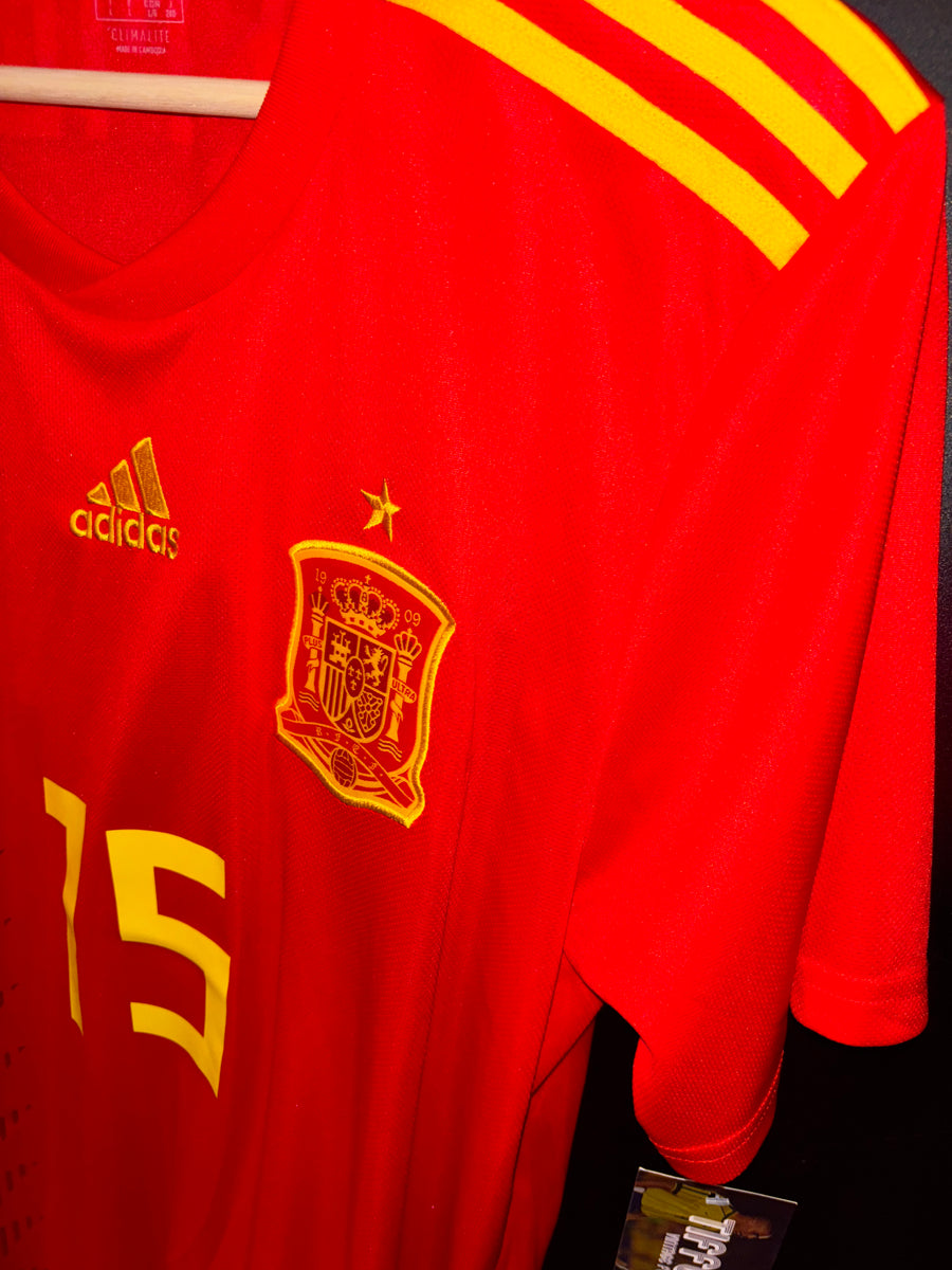 SPAIN 2018-2019 SERGIO RAMOS ORIGINAL JERSEY Size L