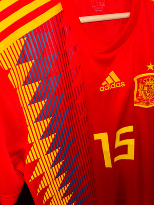 SPAIN 2018-2019 SERGIO RAMOS ORIGINAL JERSEY Size L