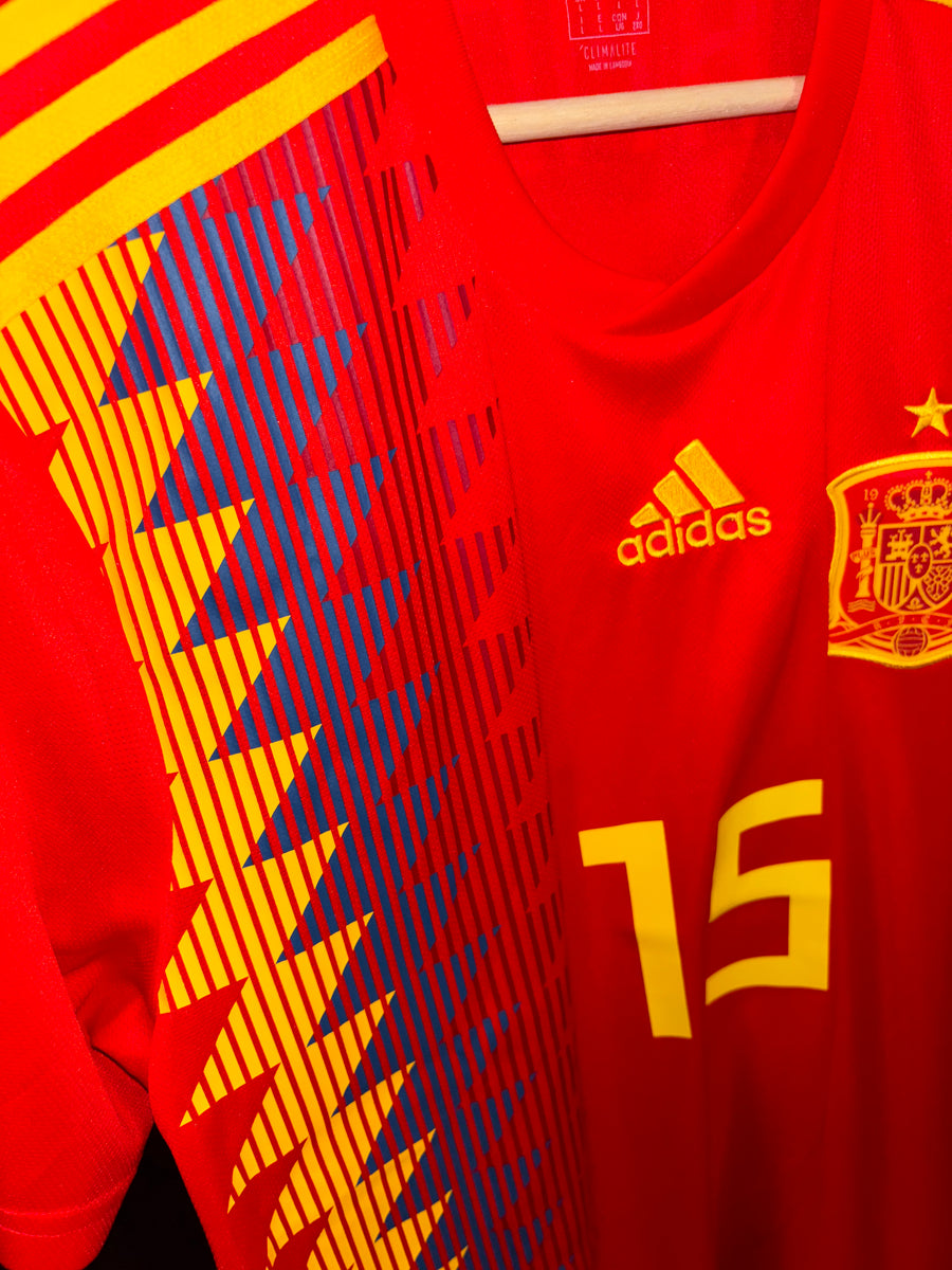 SPAIN 2018-2019 SERGIO RAMOS ORIGINAL JERSEY Size L