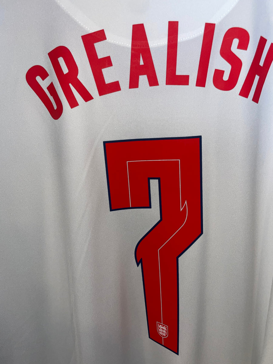 ENGLAND GREALISH 2020-2021 ORIGINAL  JERSEY Size 2XL