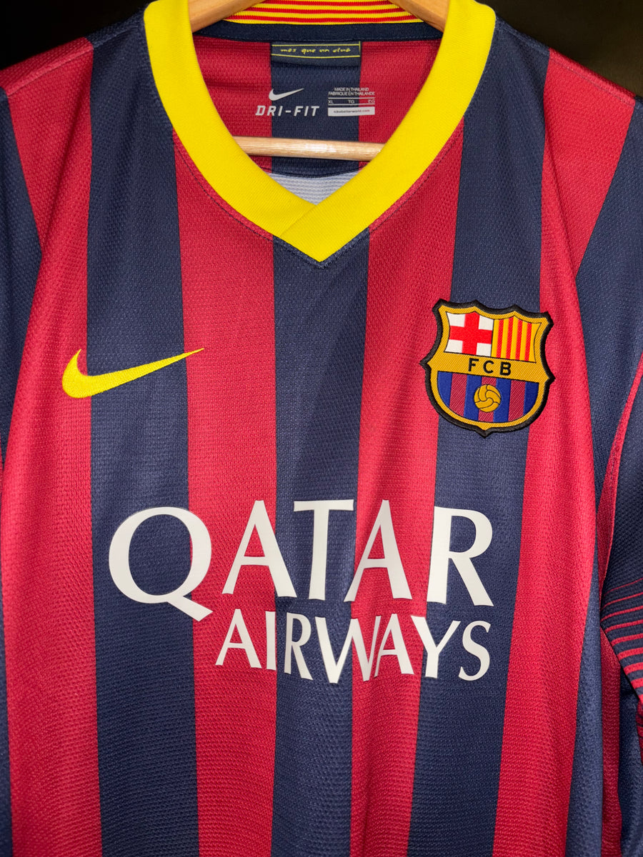 BARCELONA NEYMAR JR 2013-2014 ORIGINAL JERSEY Size XL