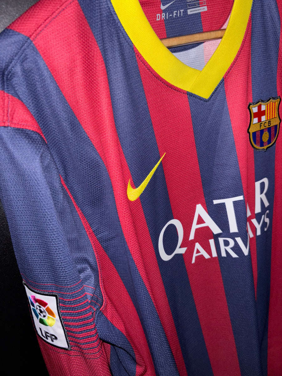 BARCELONA NEYMAR JR 2013-2014 ORIGINAL JERSEY Size XL