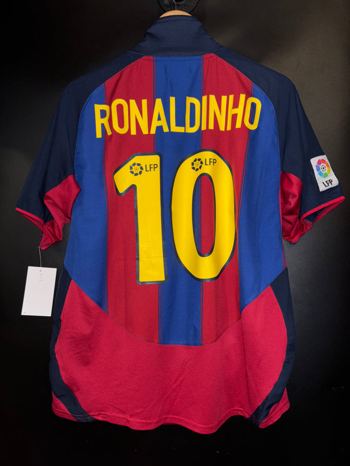 BARCELONA RONALDINHO 2003-2004 ORIGINAL JERSEY Size M