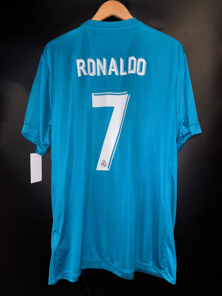 REAL MADRID RONALDO 2017-2018 ORIGINAL JERSEY SIZE XL