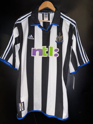 NEWCASTLE UNITED SHEARER 2000-2001 ORIGINAL JERSEY Size XL
