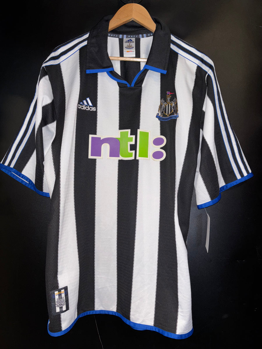 NEWCASTLE UNITED SHEARER 2000-2001 ORIGINAL JERSEY Size XL