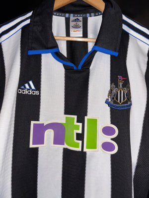 NEWCASTLE UNITED SHEARER 2000-2001 ORIGINAL JERSEY Size XL