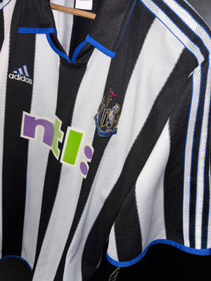 NEWCASTLE UNITED SHEARER 2000-2001 ORIGINAL JERSEY Size XL