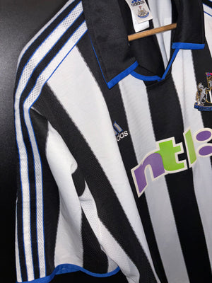 NEWCASTLE UNITED SHEARER 2000-2001 ORIGINAL JERSEY Size XL