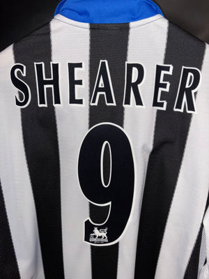 NEWCASTLE UNITED SHEARER 2000-2001 ORIGINAL JERSEY Size XL