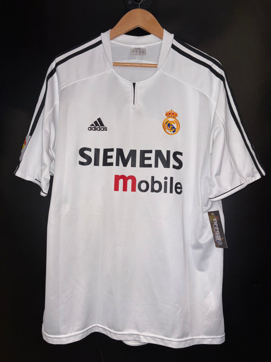REAL MADRID ZIDANE 2003-2004 ORIGINAL JERSEY Size L