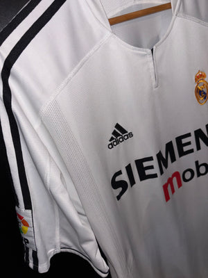 REAL MADRID ZIDANE 2003-2004 ORIGINAL JERSEY Size L