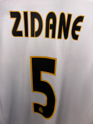 REAL MADRID ZIDANE 2003-2004 ORIGINAL JERSEY Size L