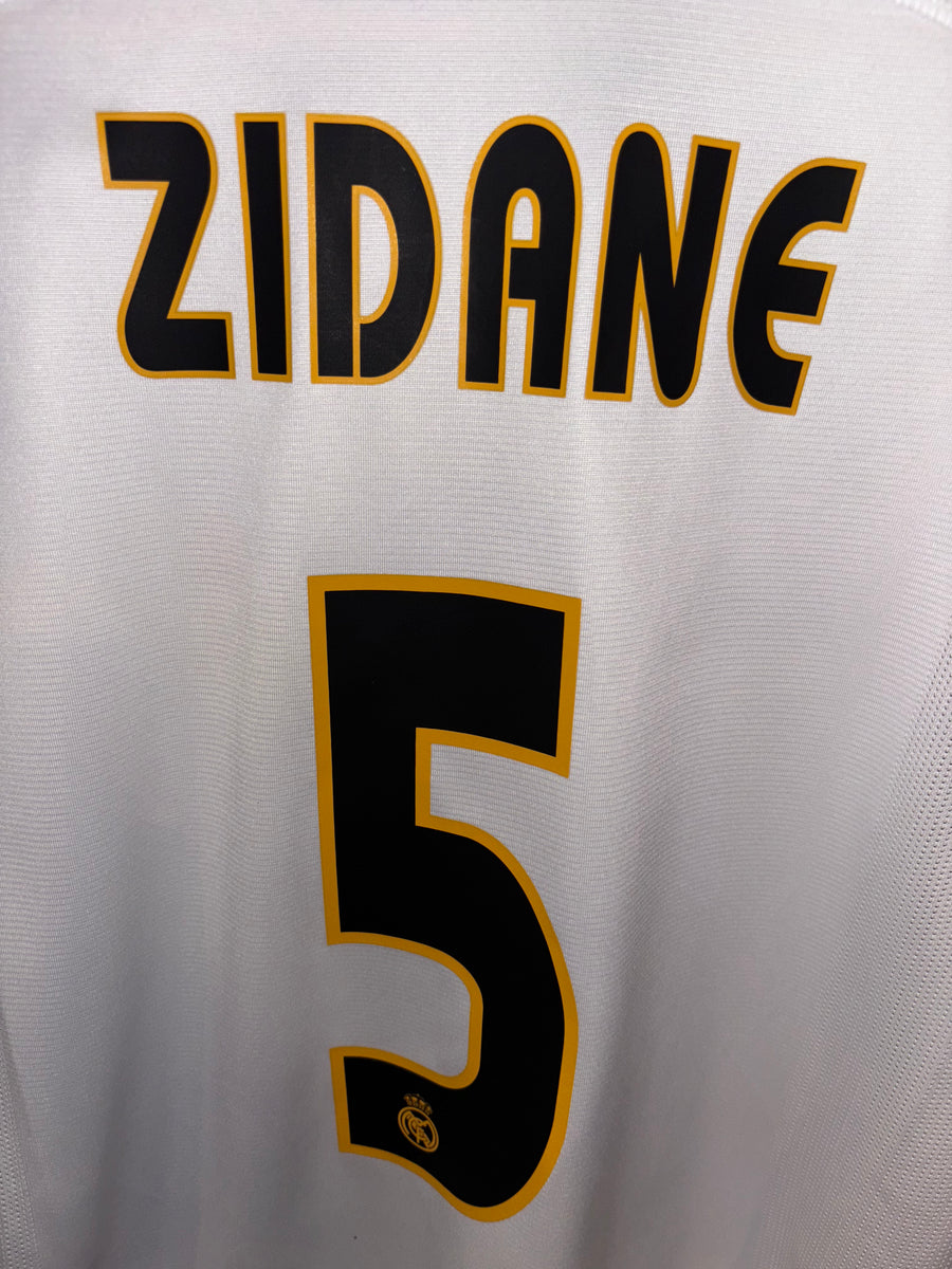 REAL MADRID ZIDANE 2003-2004 ORIGINAL JERSEY Size L