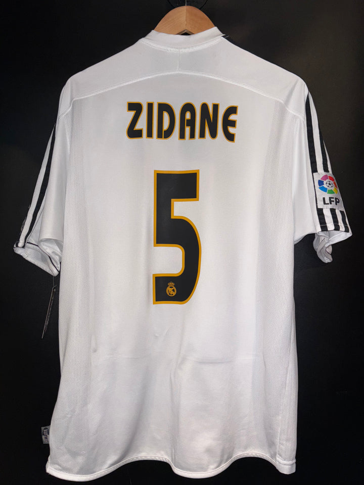 REAL MADRID ZIDANE 2003-2004 ORIGINAL JERSEY Size L