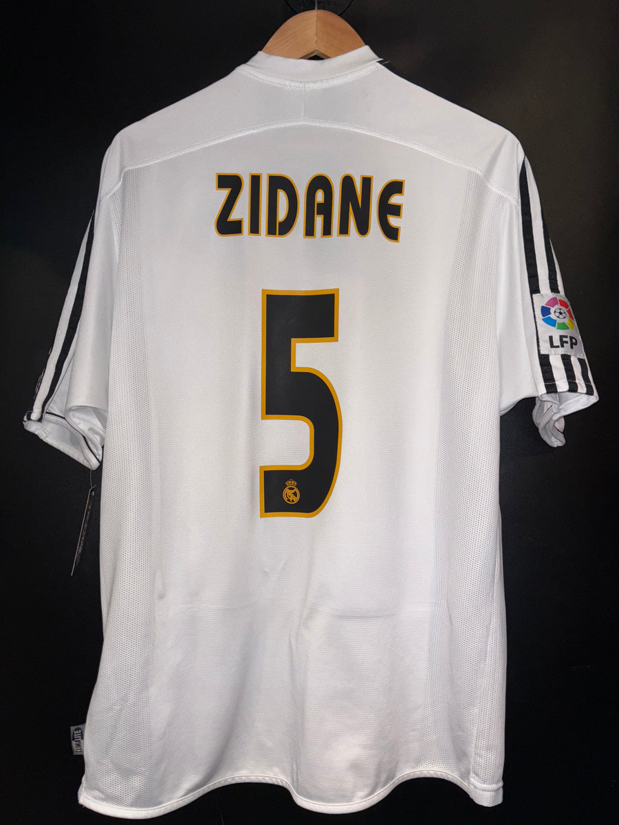 REAL MADRID ZIDANE 2003-2004 ORIGINAL JERSEY Size L