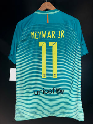 BARCELONA NEYMAR JR 2016-2017 ORIGINAL JERSEY Size M