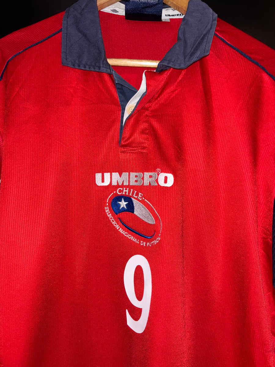 CHILE ZAMORANO 2001-2002 ORIGINAL  JERSEY SIZE L