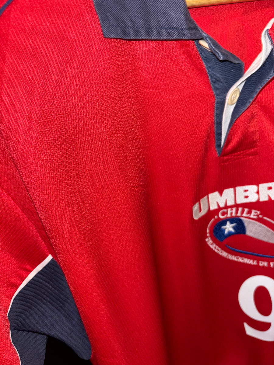 CHILE ZAMORANO 2001-2002 ORIGINAL  JERSEY SIZE L