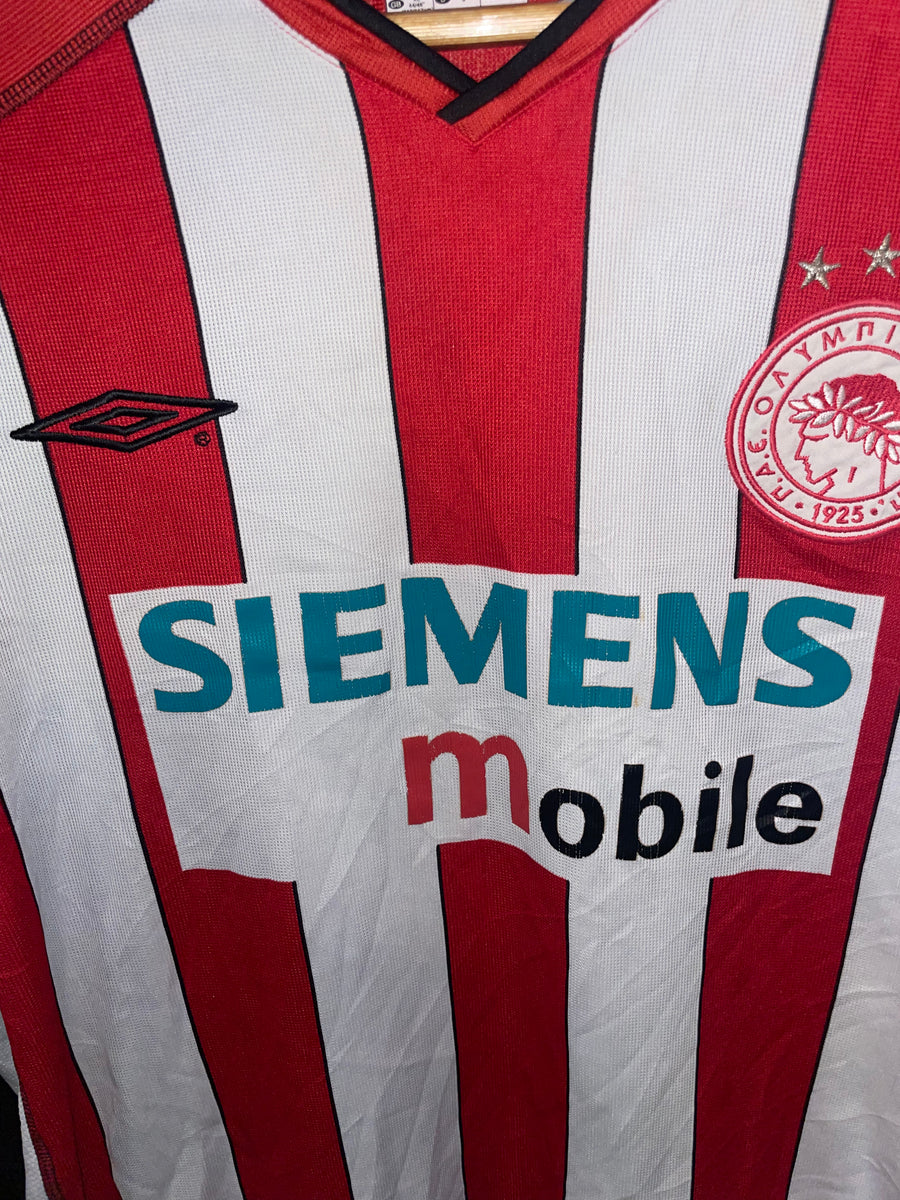 OLYMPIACOS FC 2002-2003 ORIGINAL JERSEY SIZE XL