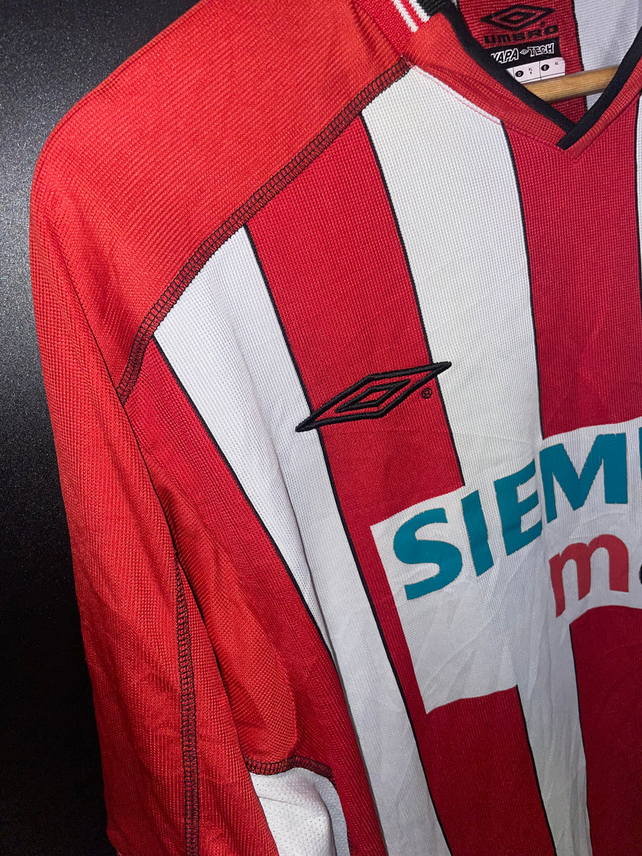 OLYMPIACOS FC 2002-2003 ORIGINAL JERSEY SIZE XL