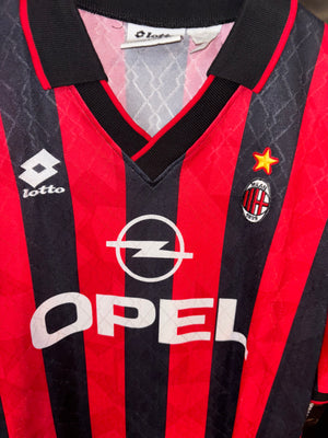 AC MILAN BAGGIO 1995-1996 ORIGINAL JERSEY Size XL