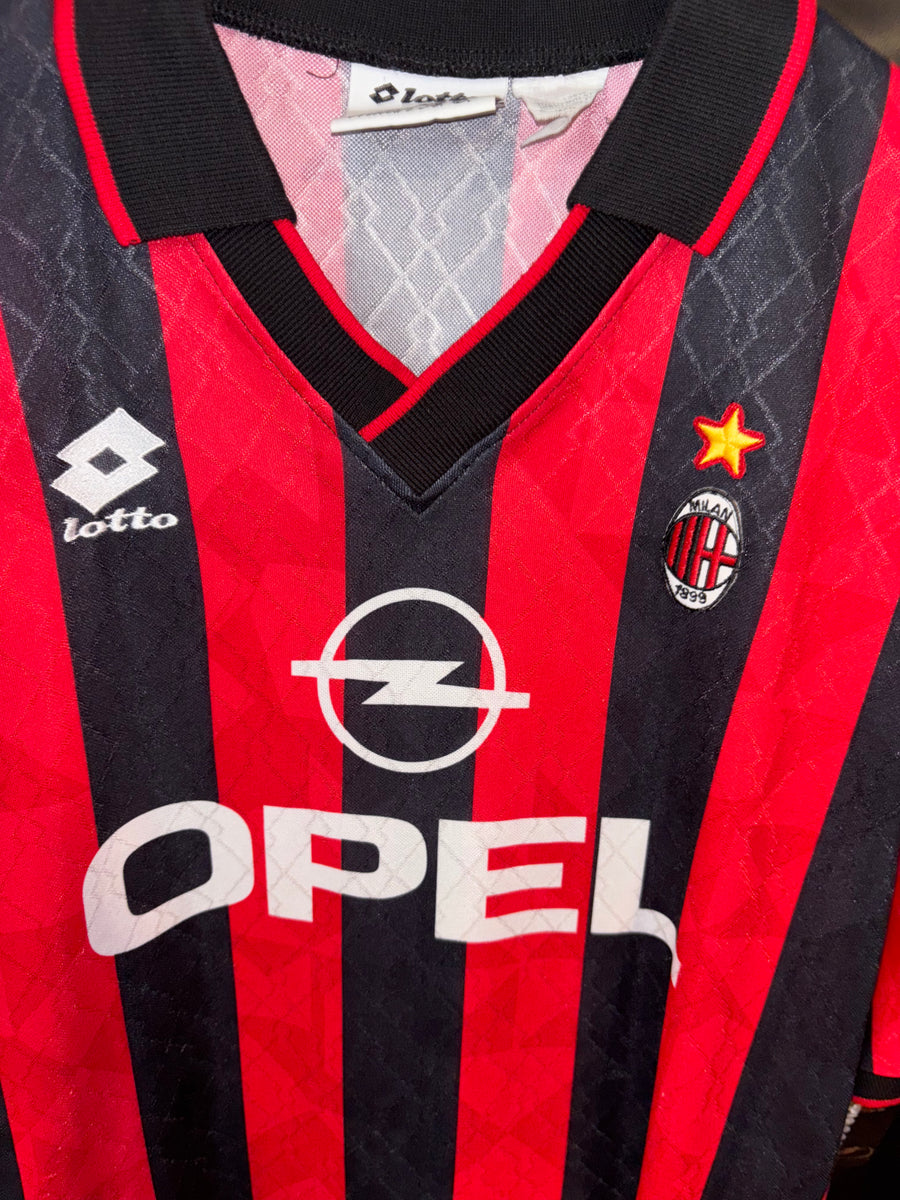 AC MILAN BAGGIO 1995-1996 ORIGINAL JERSEY Size XL