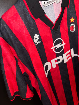 AC MILAN BAGGIO 1995-1996 ORIGINAL JERSEY Size XL