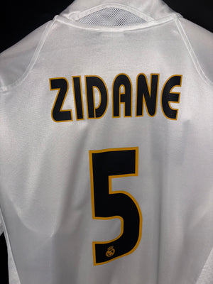 REAL MADRID ZIDANE 2004-2005 ORIGINAL JERSEY Size M