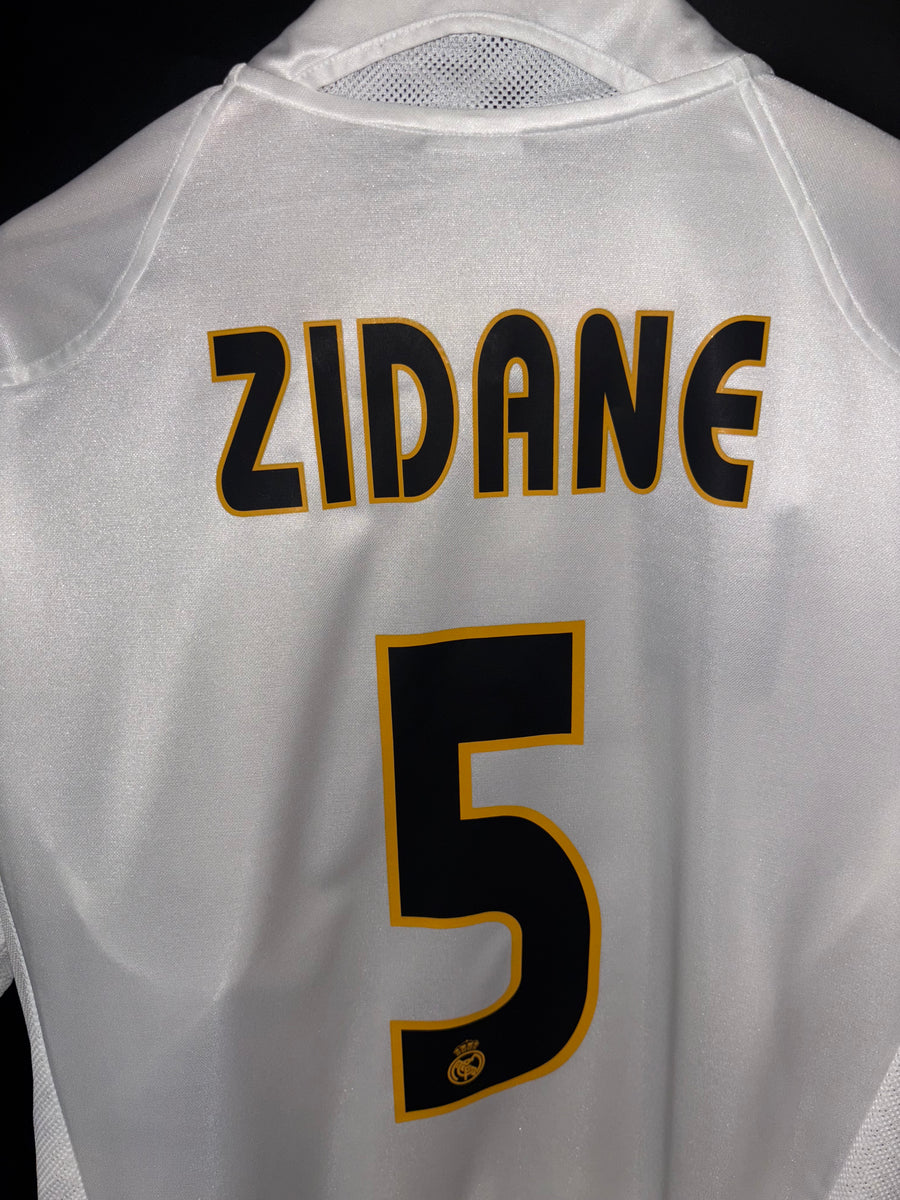 REAL MADRID ZIDANE 2004-2005 ORIGINAL JERSEY Size M