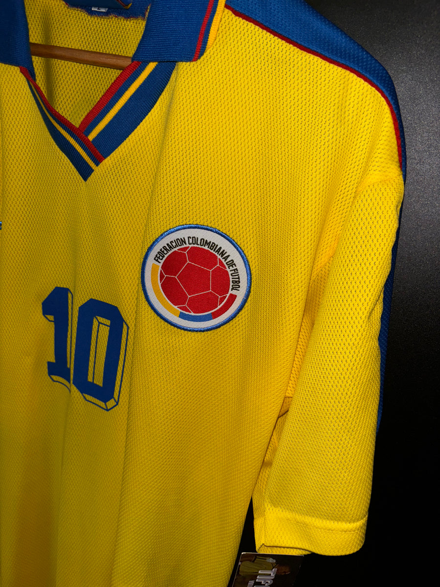 COLOMBIA 1998-1999 VALDERRAMA ORIGINAL JERSEY Size L