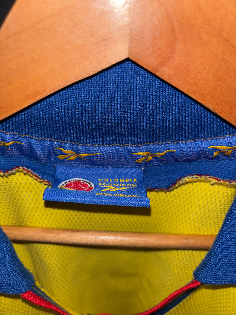 COLOMBIA 1998-1999 VALDERRAMA ORIGINAL JERSEY Size L