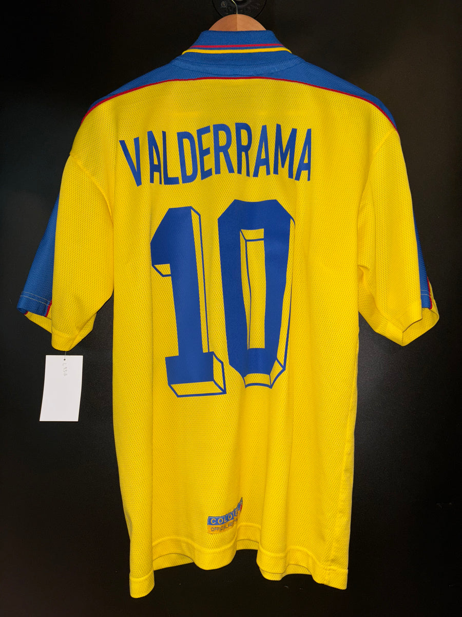 COLOMBIA 1998-1999 VALDERRAMA ORIGINAL JERSEY Size L