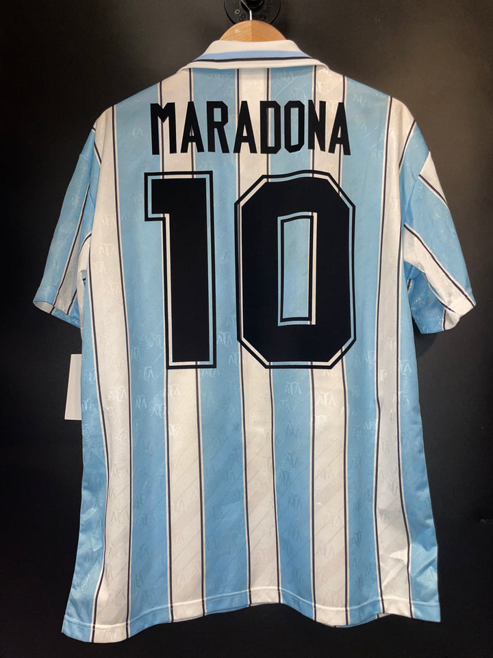 ARGENTINA MARADONA  BANNED 1994 ORIGINAL JERSEY Size L