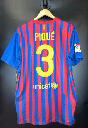 BARCELONA PIQUE 2011-2012 ORIGINAL JERSEY Size L