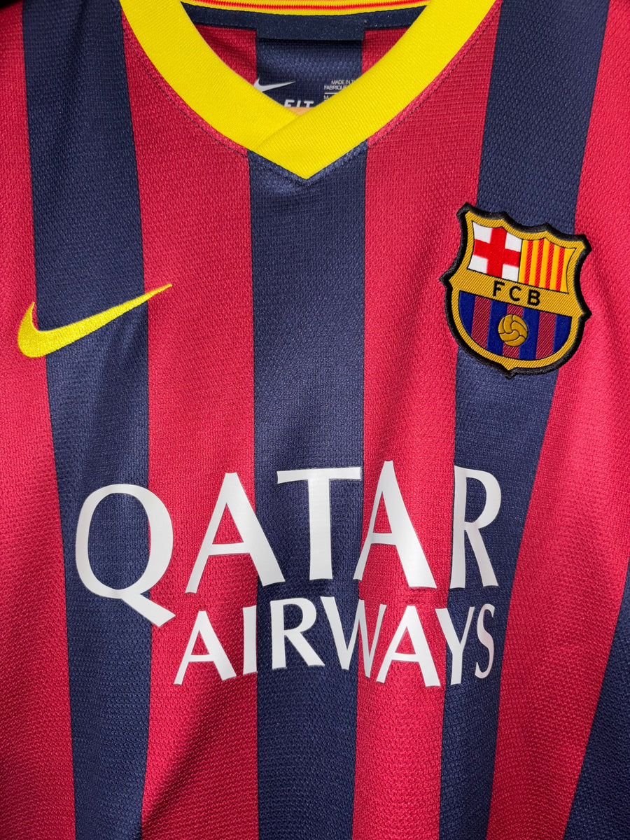 BARCELONA NEYMAR JR 2013-2014 ORIGINAL JERSEY Size M