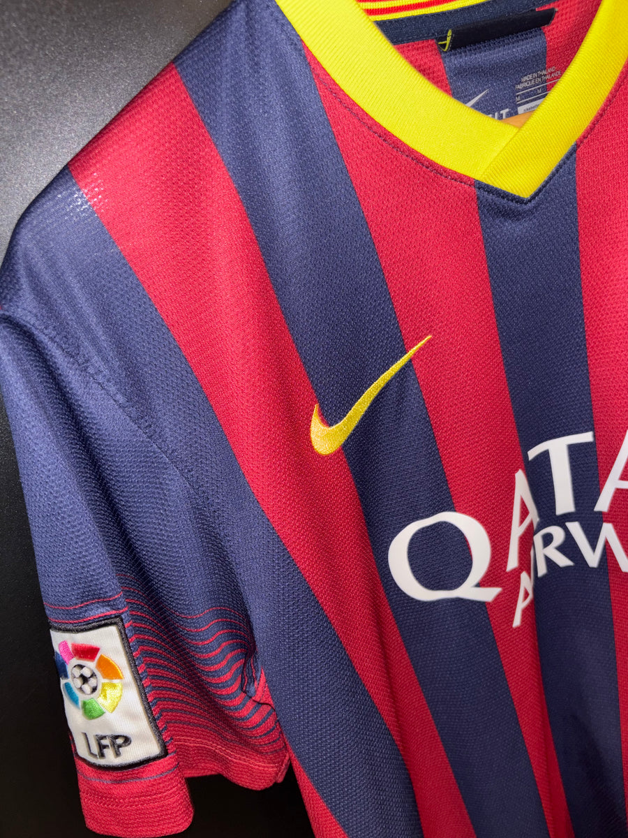 BARCELONA NEYMAR JR 2013-2014 ORIGINAL JERSEY Size M